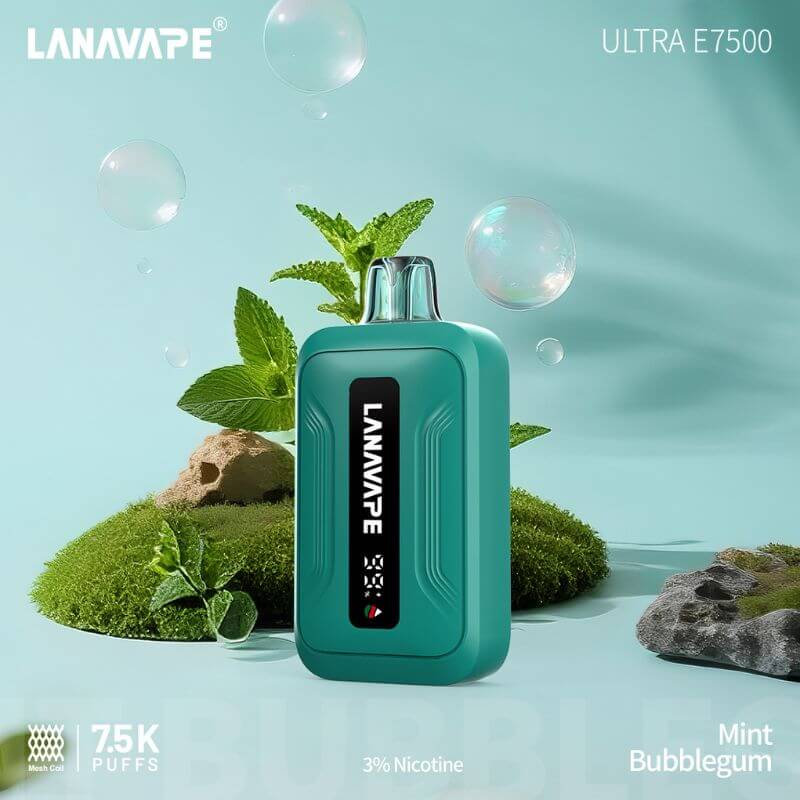 SGVape-LANA-ULTRA-E-7500-MINT-BUBBLEGUM-SG-Vape-Hub