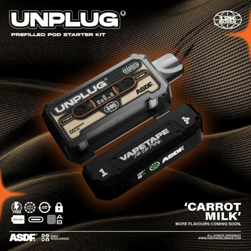 SGVape-VAPETAPE-UNPLUG-KIT-CARROT-MILK-SG-Vape-Hub